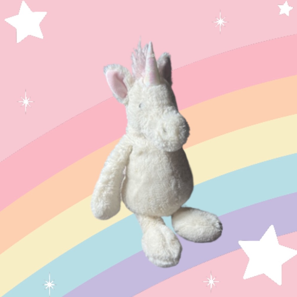 Jellycat London Bashful unicorn Plush Animal 15"